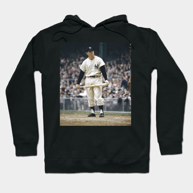 mickey mantle Hoodie by Fabulous Fresh Fashions